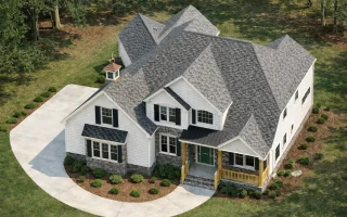 Plan  11-1611 - The Vertex | New  American - 3-Bed, 3.5-Bath, 3,339 SF