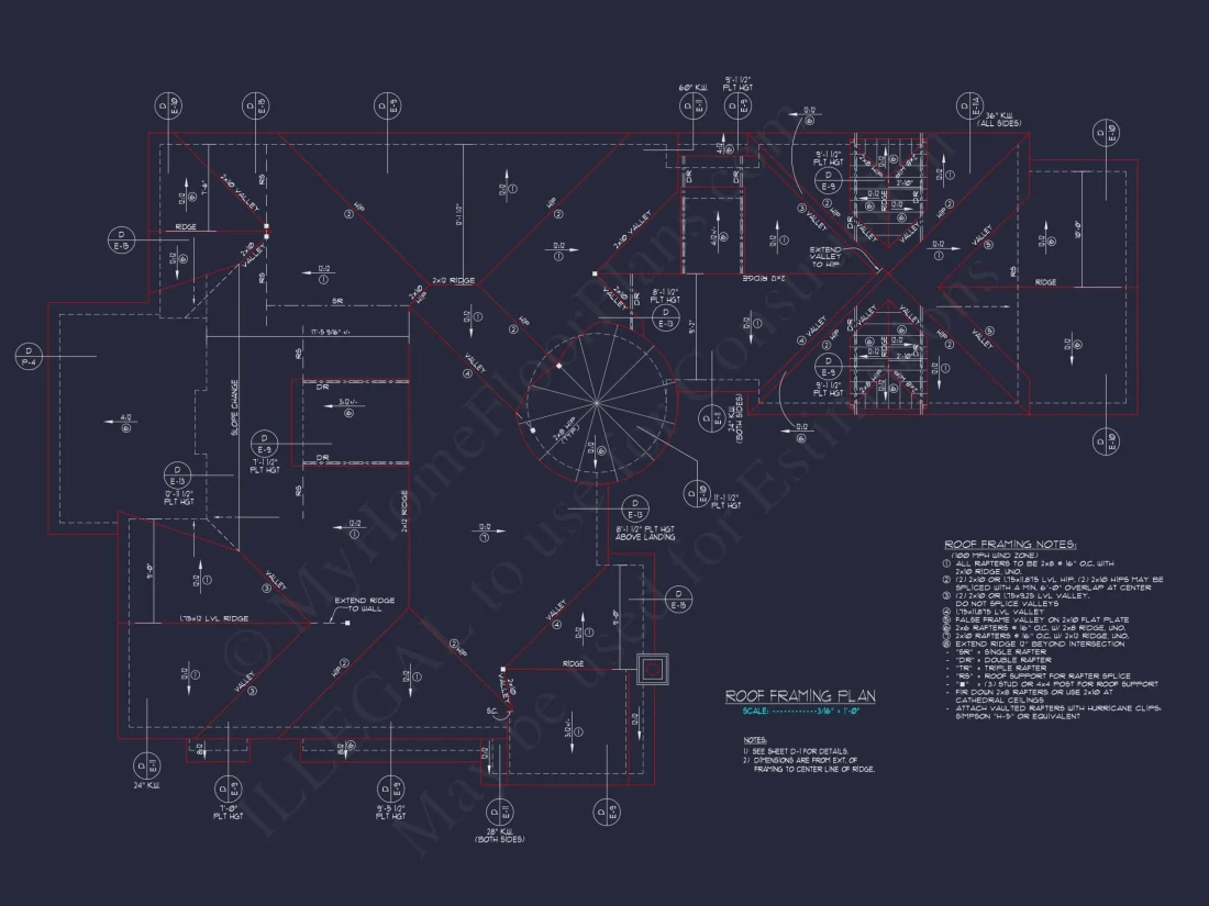 Stunning 2-Story Home Plan with Detailed CAD Designs
