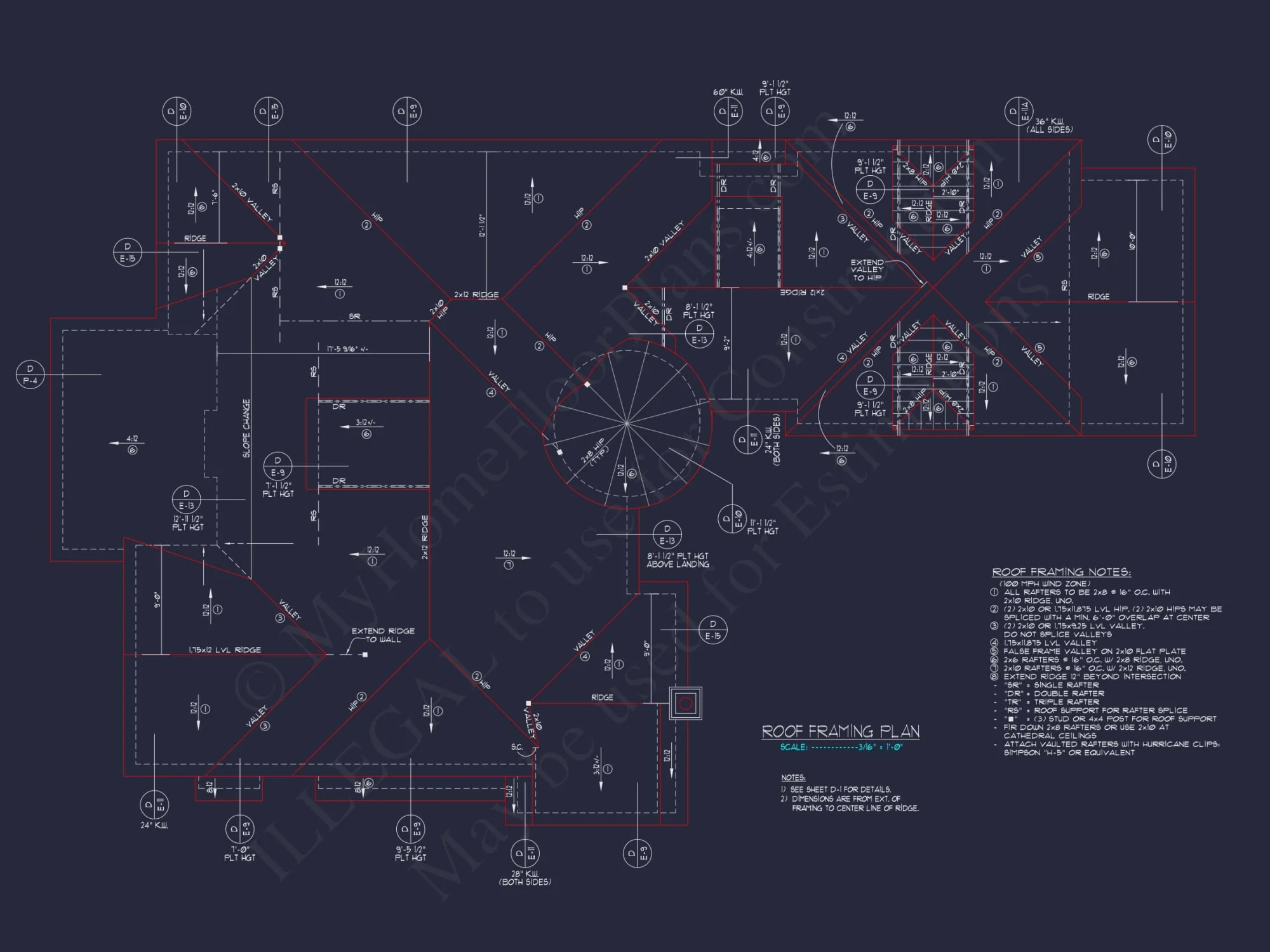 Stunning 2-Story Home Plan with Detailed CAD Designs