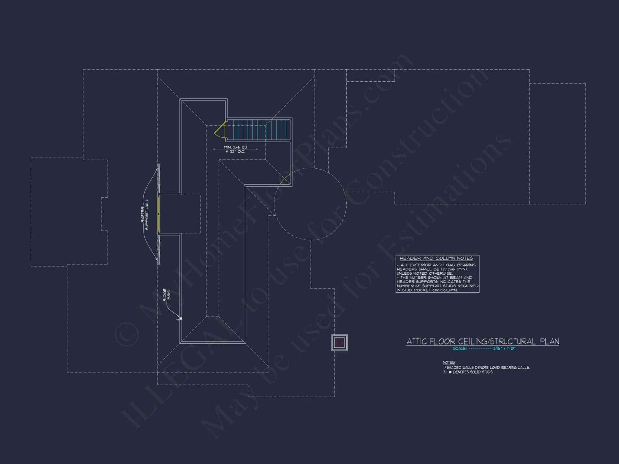 Stunning 2-Story Home Plan with Detailed CAD Designs