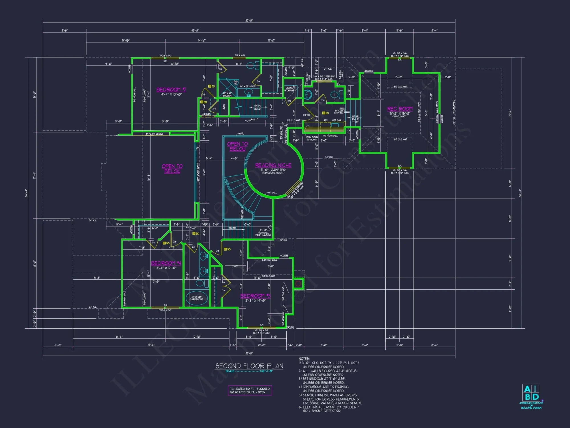 Stunning 2-Story Home Plan with Detailed CAD Designs