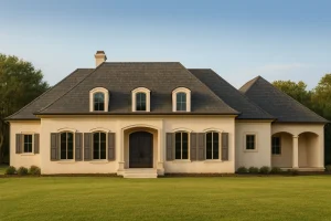 French Country 2-Story House Plan with 4 Bedrooms & Elegant Blueprint