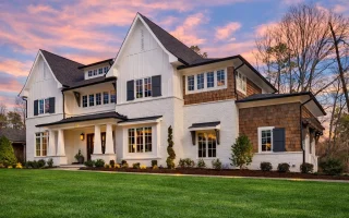 Plan  19-1299 - The Horizon | Modern  Farmhouse - 5-Bed, 6-Bath, 6,104 SF