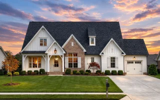 Plan  20-1098 - Summit Pavilion |  Modern Farmhouse - 4-Bed, 3.5-Bath, 3,631 SF