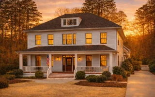 Plan  10-1385 - Cambridgeshire |  Colonial Revival (Georgian) - 4-Bed, 6,181 SF