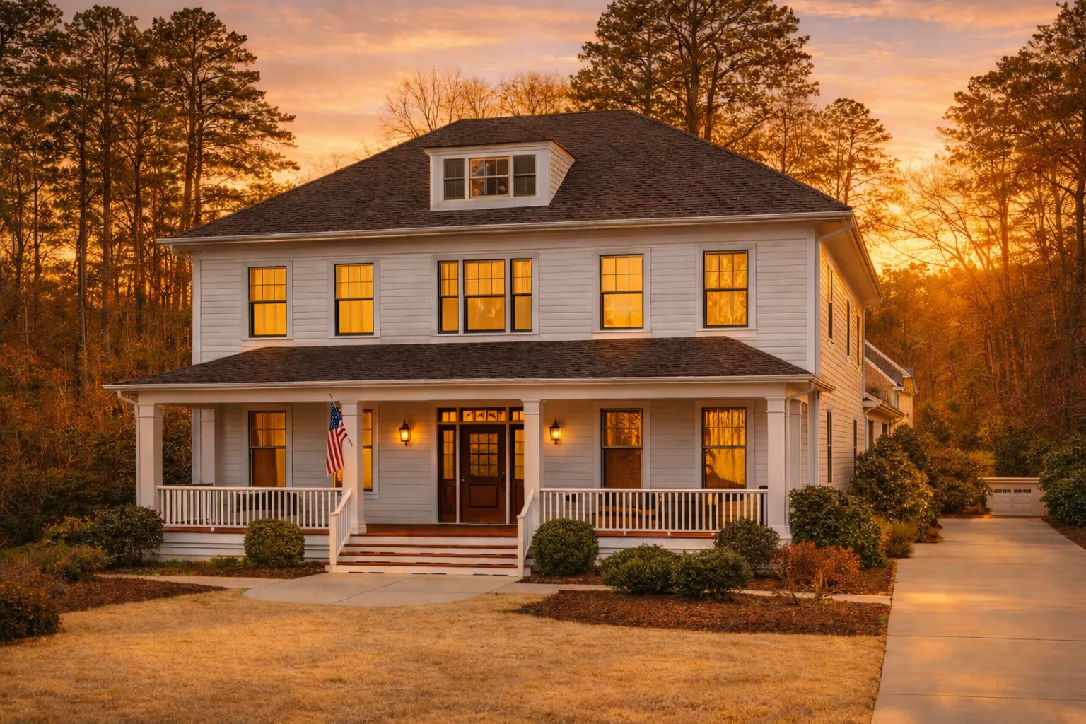 Traditional Farmhouse House Plan with Basement and Garage – 6,341 SqFt