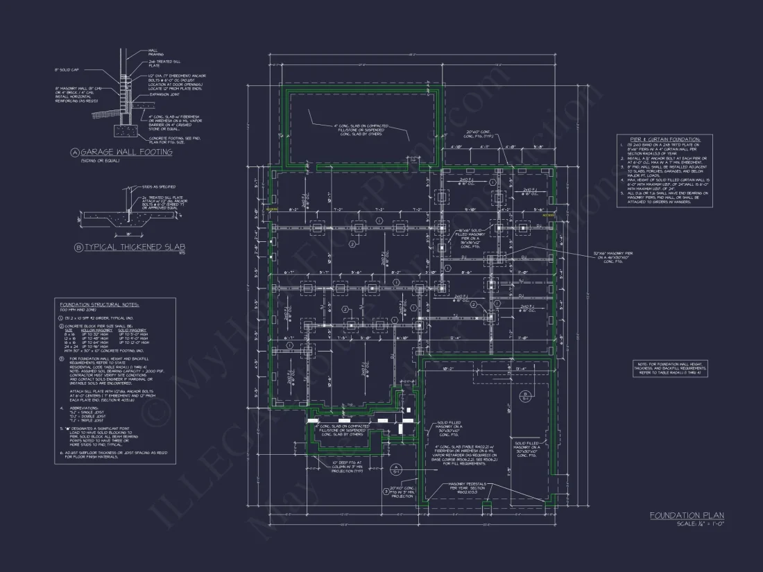 Craftsman Home Plan with Open Floor Plan and CAD Designs