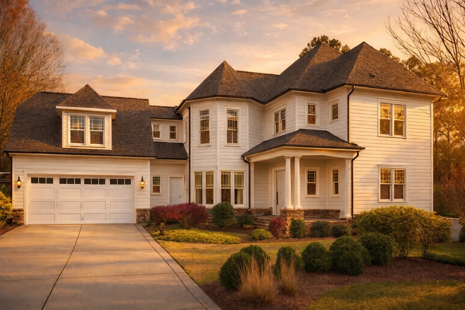 8-1566 HOUSE PLAN - Spacious 4-Bedroom House Plan with 2-Story Traditional Design