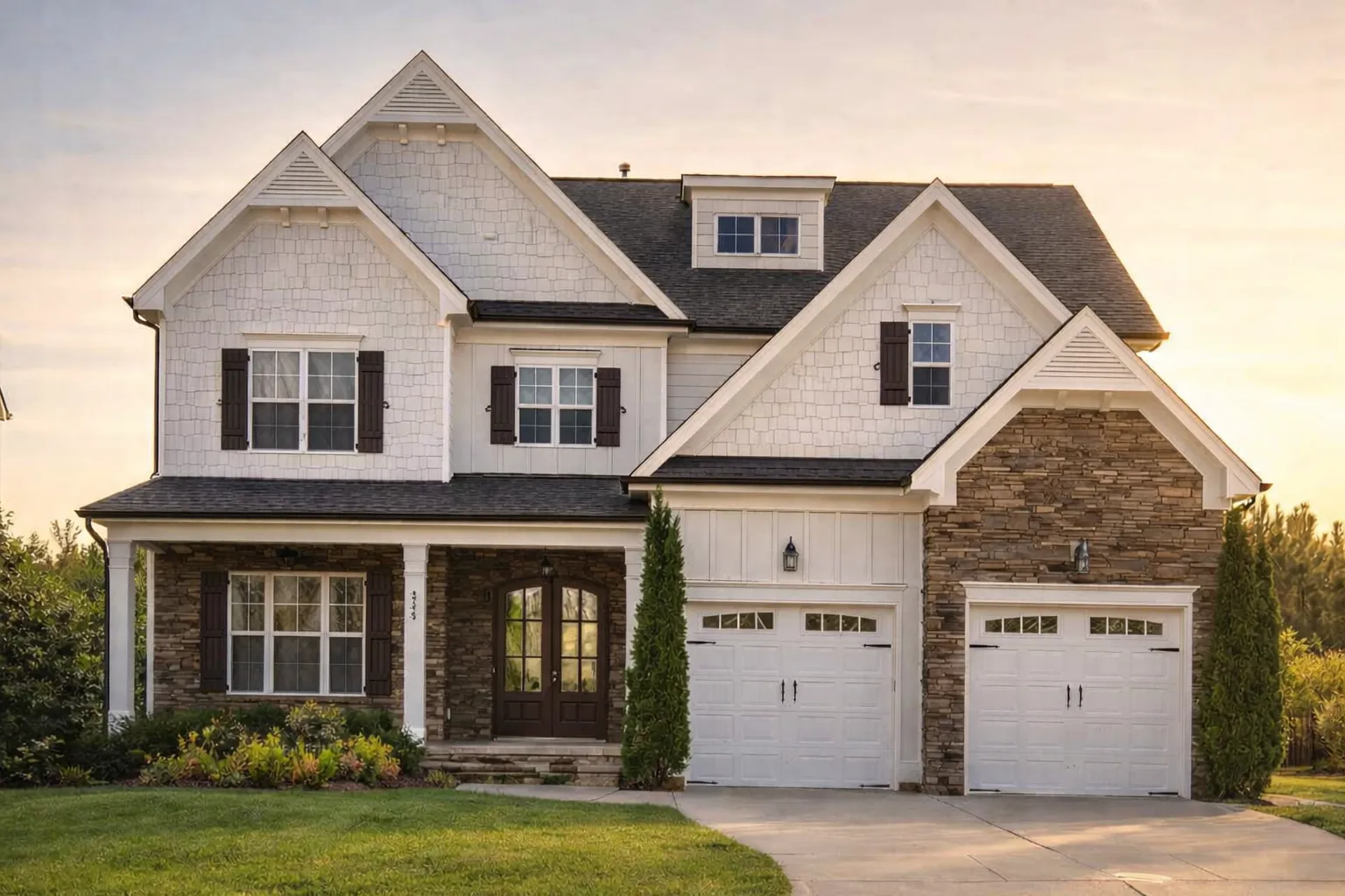 Craftsman Home Design with Floor Plan, CAD & Blueprint Features