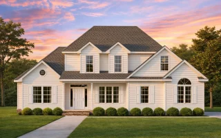 Plan  19-2356 - Saltash Manor |  Traditional Colonial - 3-Bed, 2.5-Bath, 2,204 SF