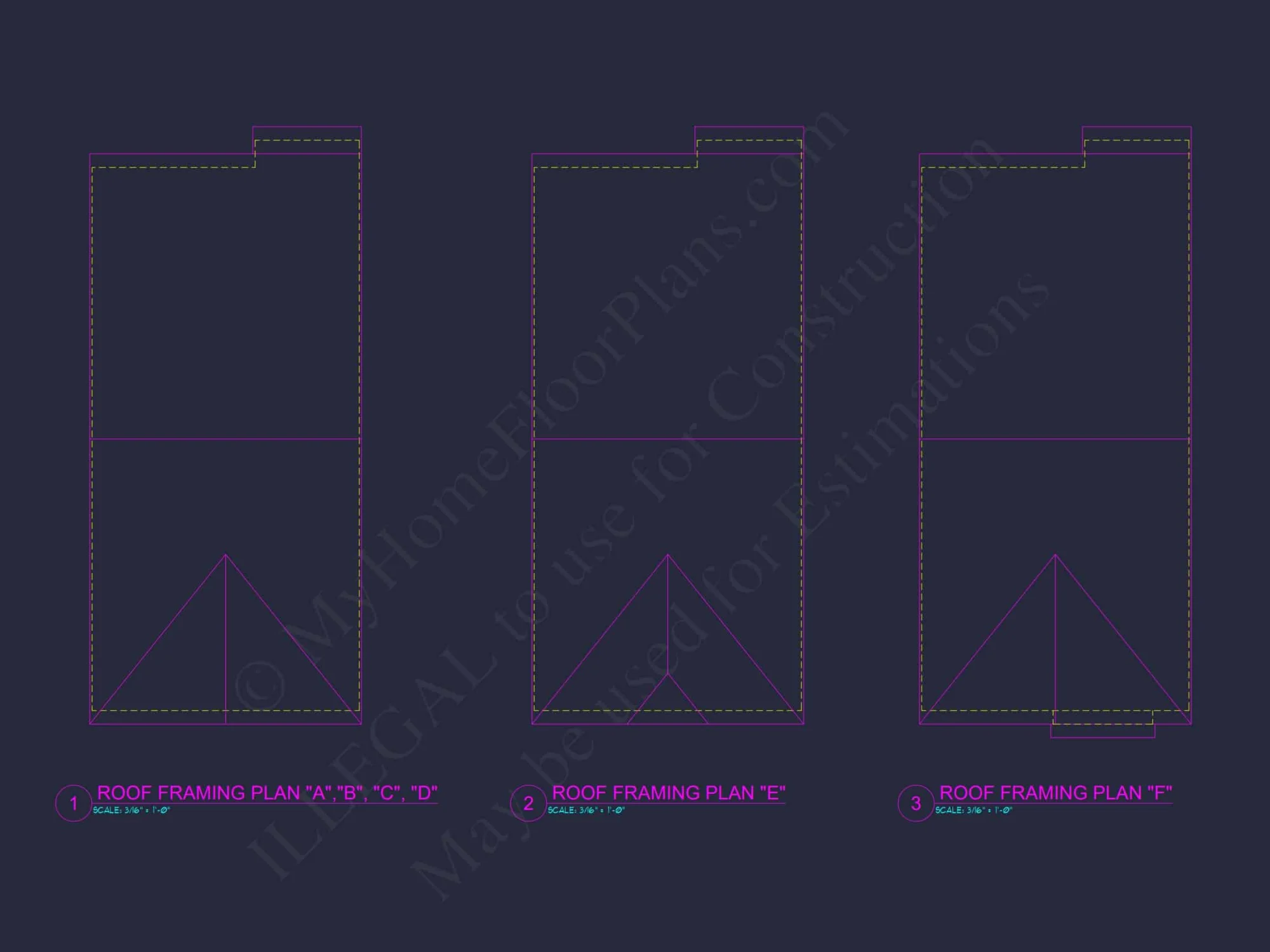 Charming Townhome Floor Plan with CAD & Blueprint Designs