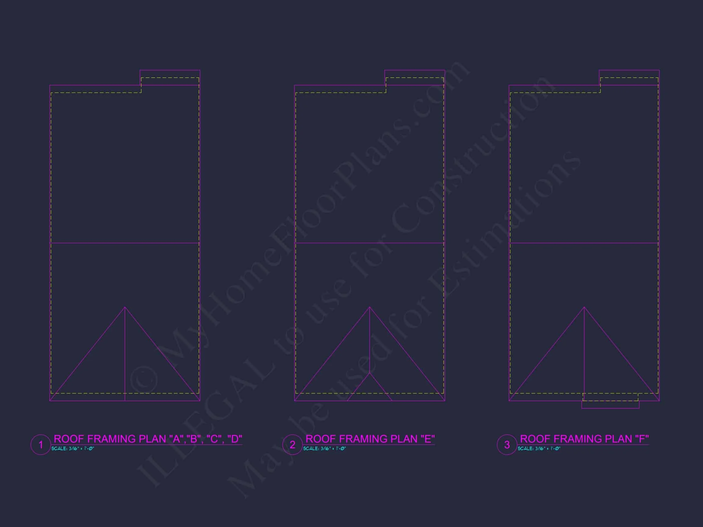 8-1690 ROSEWOOD TOWNHOUSE PLAN -Colonial Home Plan - 3-Bed, 2.5-Bath, 2,000 SF 16 Charming Townhome Floor Plan with CAD & Blueprint Designs