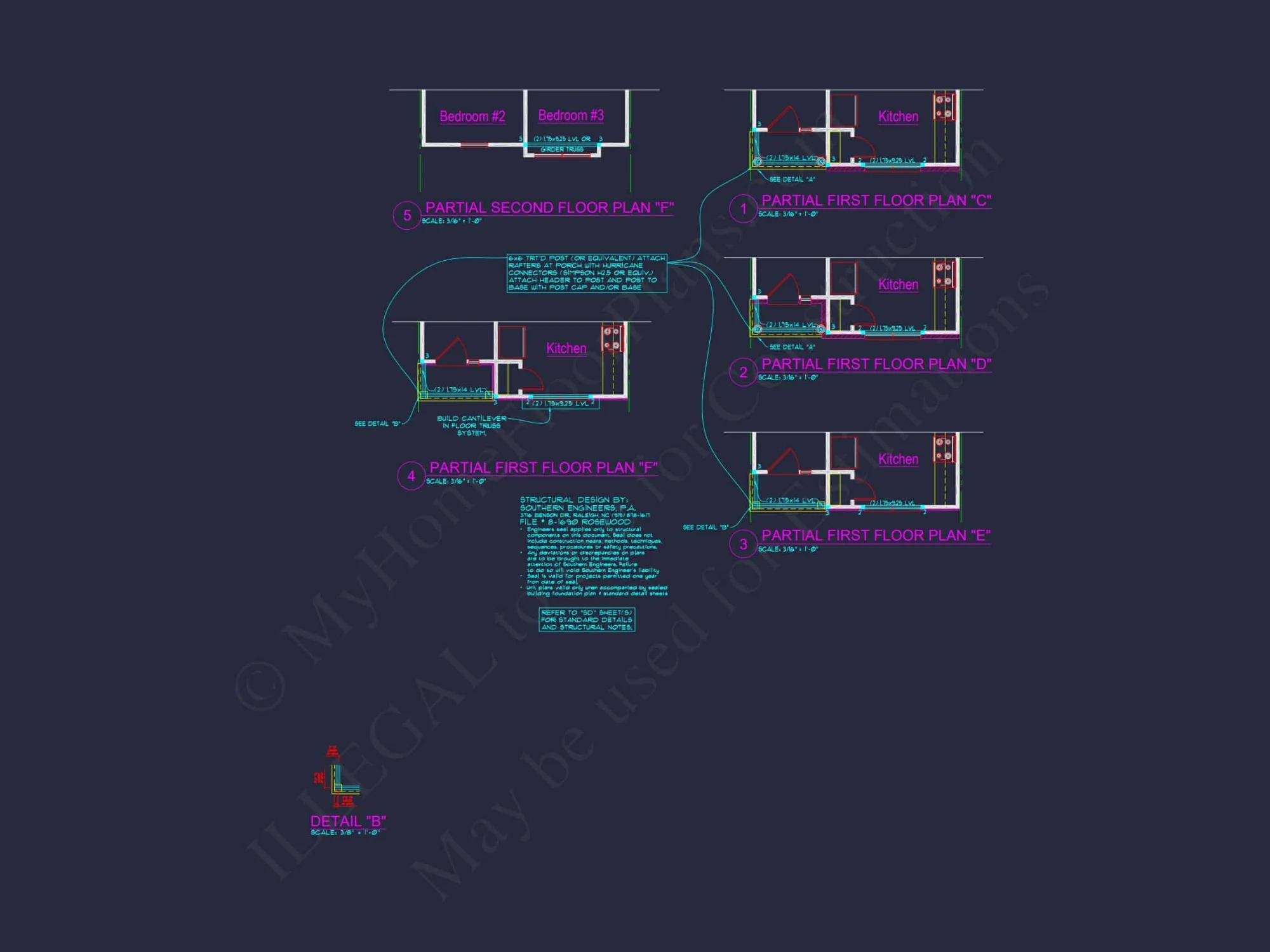 Charming Townhome Floor Plan with CAD & Blueprint Designs