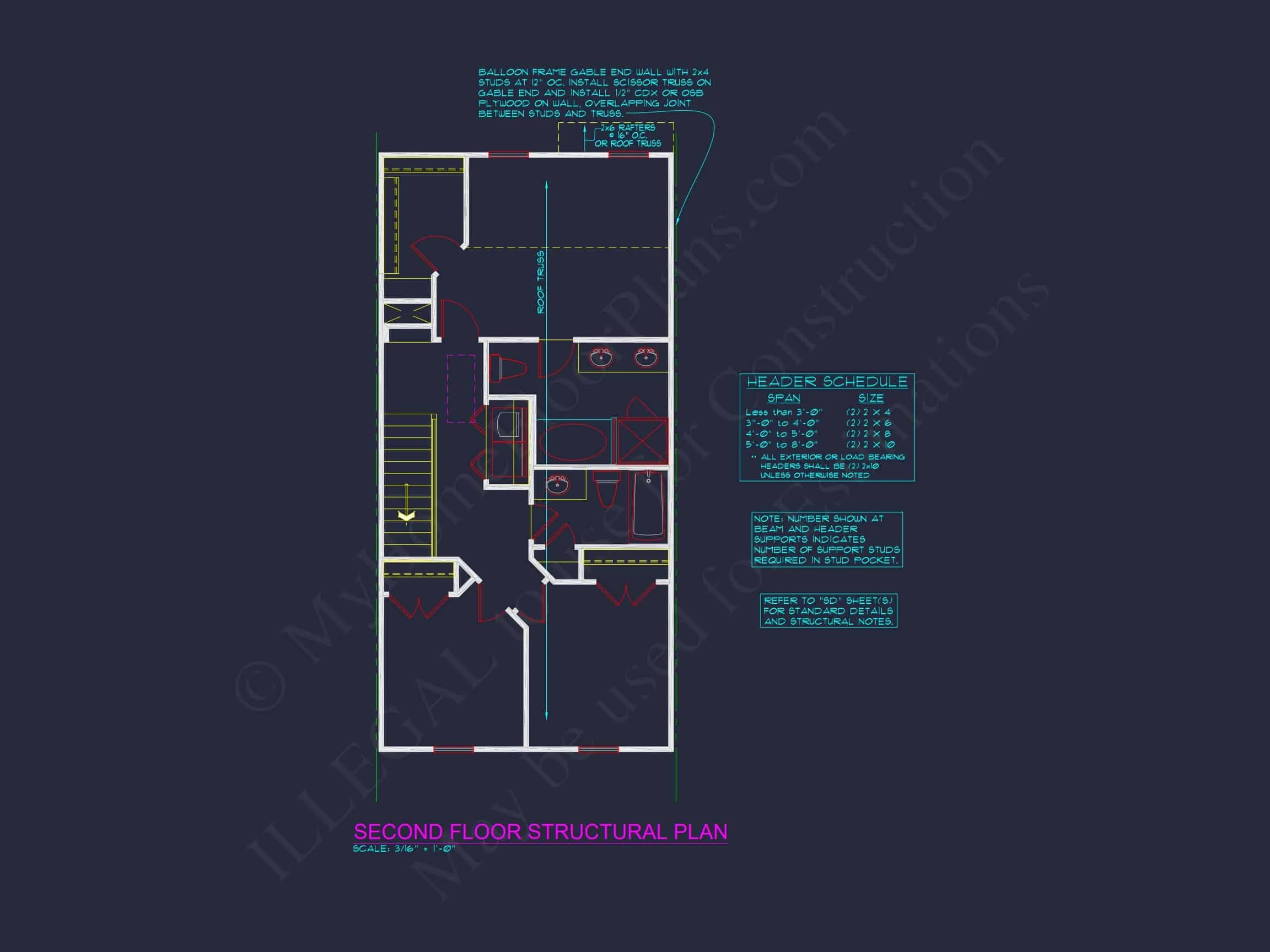 8-1690 ROSEWOOD TOWNHOUSE PLAN -Colonial Home Plan - 3-Bed, 2.5-Bath, 2,000 SF 9 Charming Townhome Floor Plan with CAD & Blueprint Designs