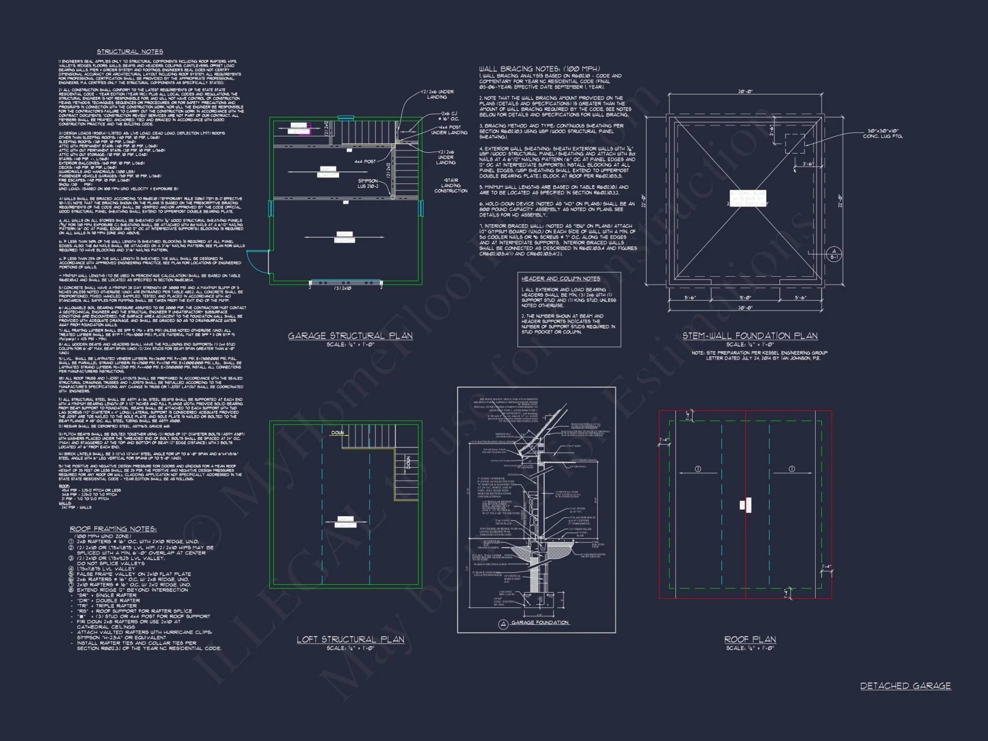 Efficient House Plan with Garage, CAD Designs & Blueprint