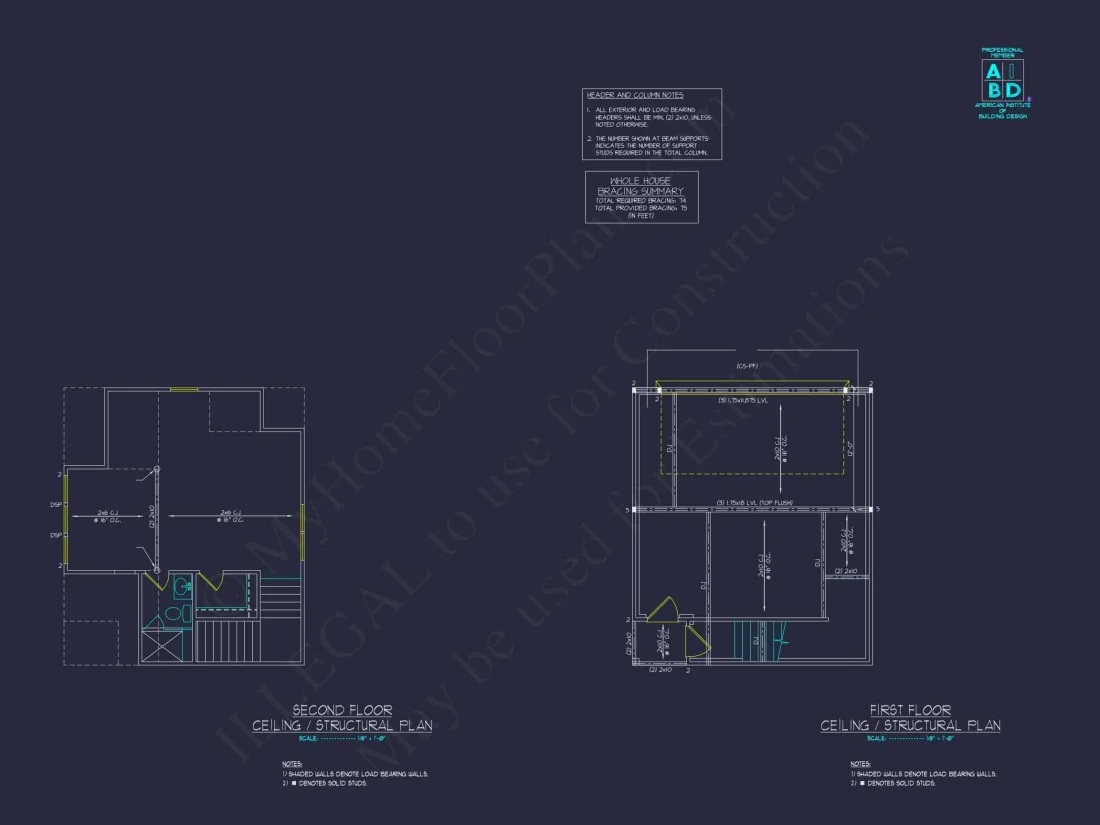 Stylish Garage Home Plan with Living Space and CAD Designs