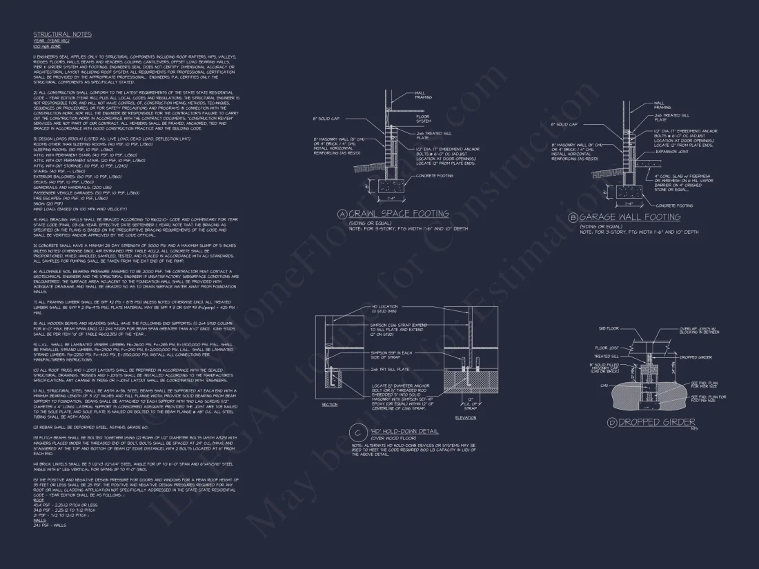 Efficient House Floor Plan 3 Bedrooms with Layout & CAD (5)