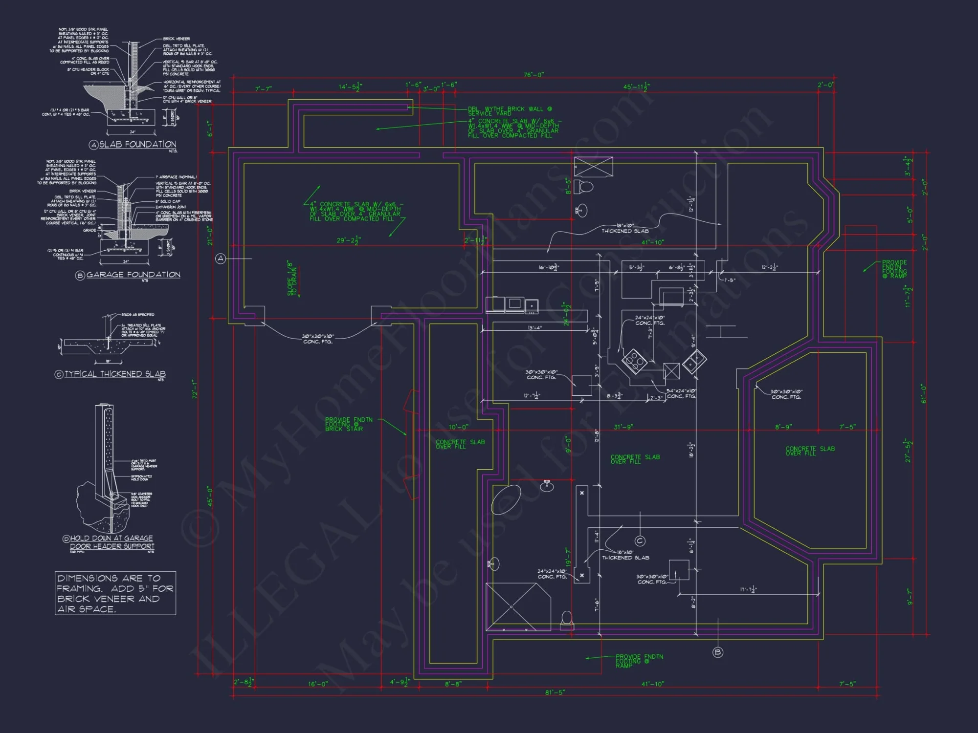 Traditional Home Plan with 1.5 Floors & 4 Bedrooms