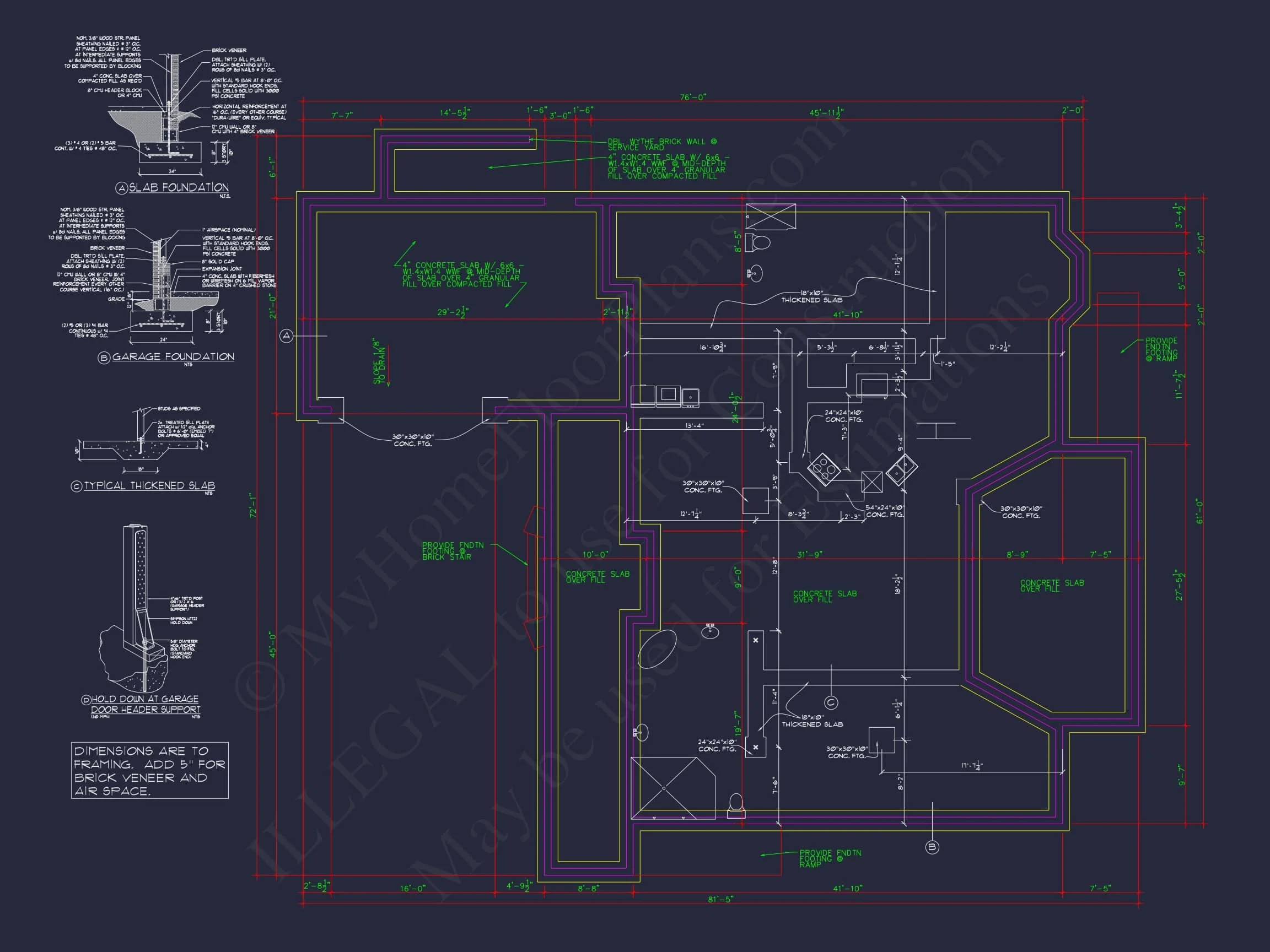 Traditional Home Plan with 1.5 Floors & 4 Bedrooms