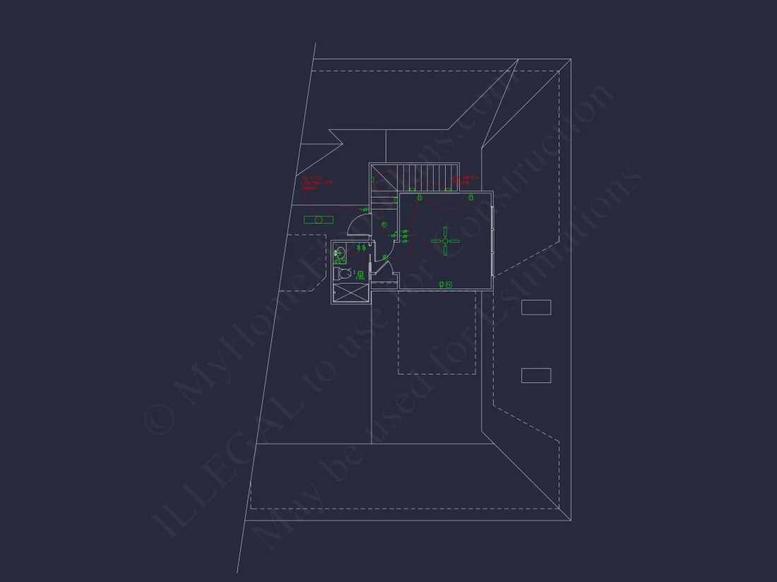 Traditional Home Plan with 1.5 Floors & 4 Bedrooms