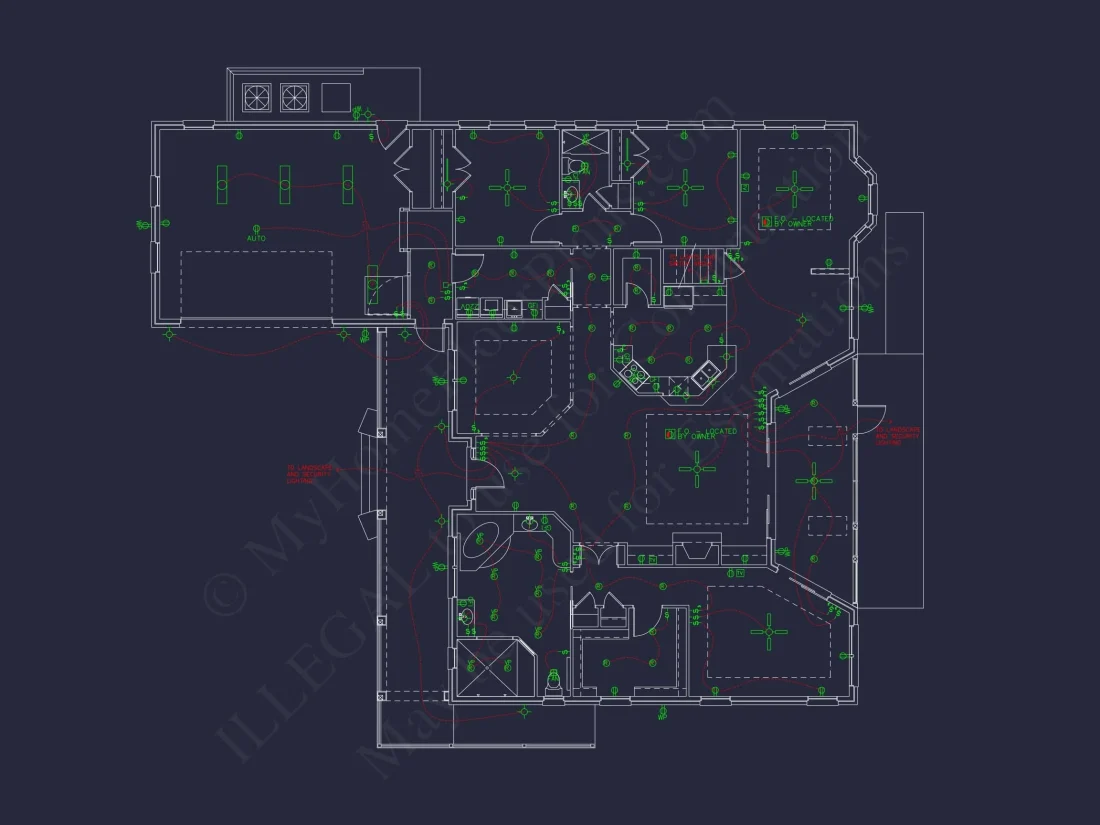 Traditional Home Plan with 1.5 Floors & 4 Bedrooms