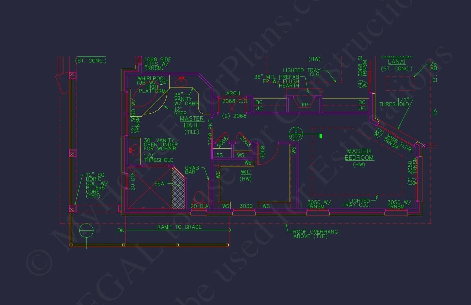 Traditional Home Plan with 1.5 Floors & 4 Bedrooms
