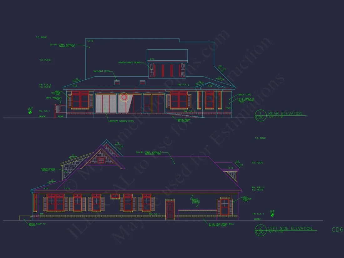 Traditional Home Plan with 1.5 Floors & 4 Bedrooms