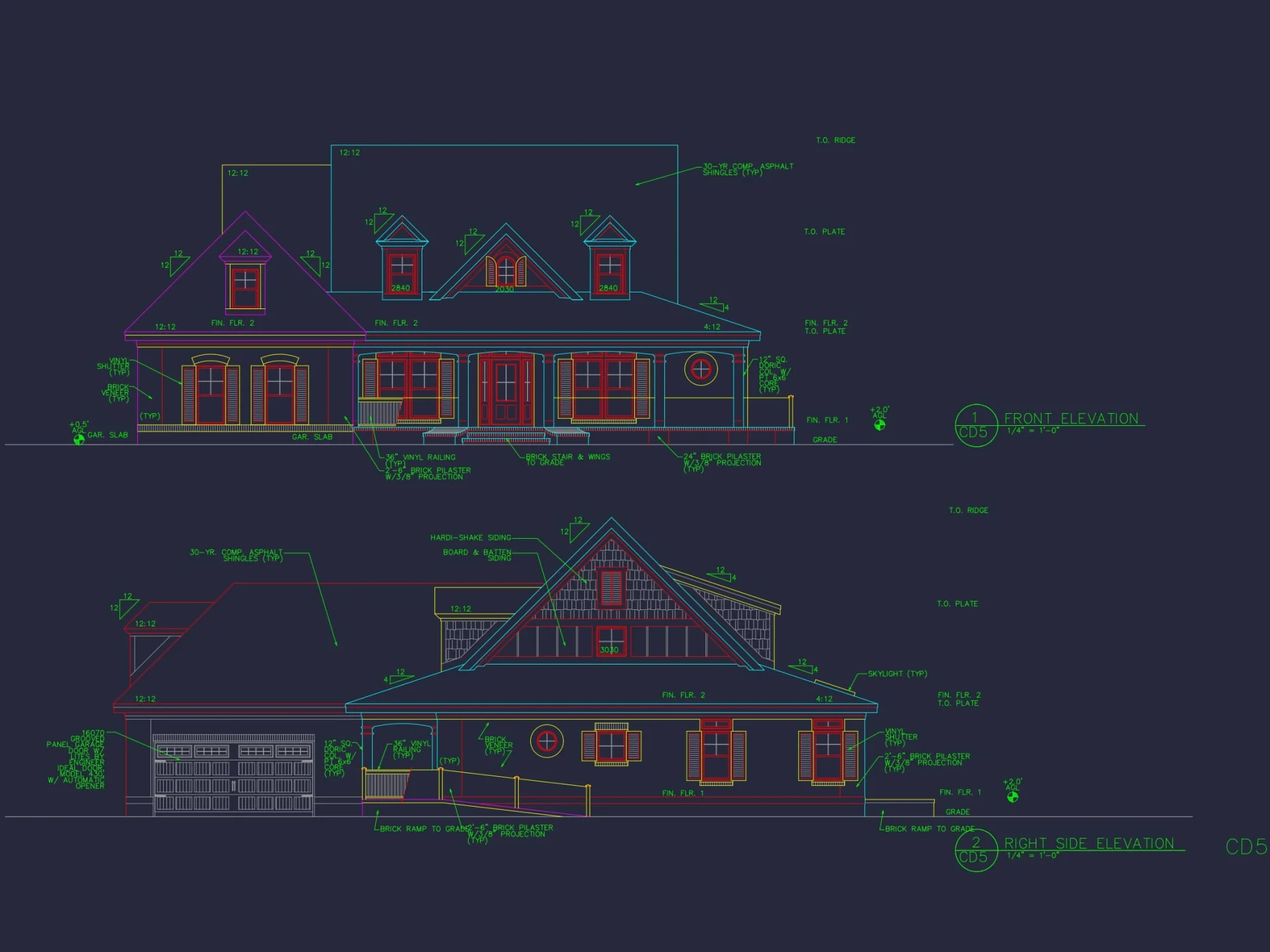 Traditional Home Plan with 1.5 Floors & 4 Bedrooms