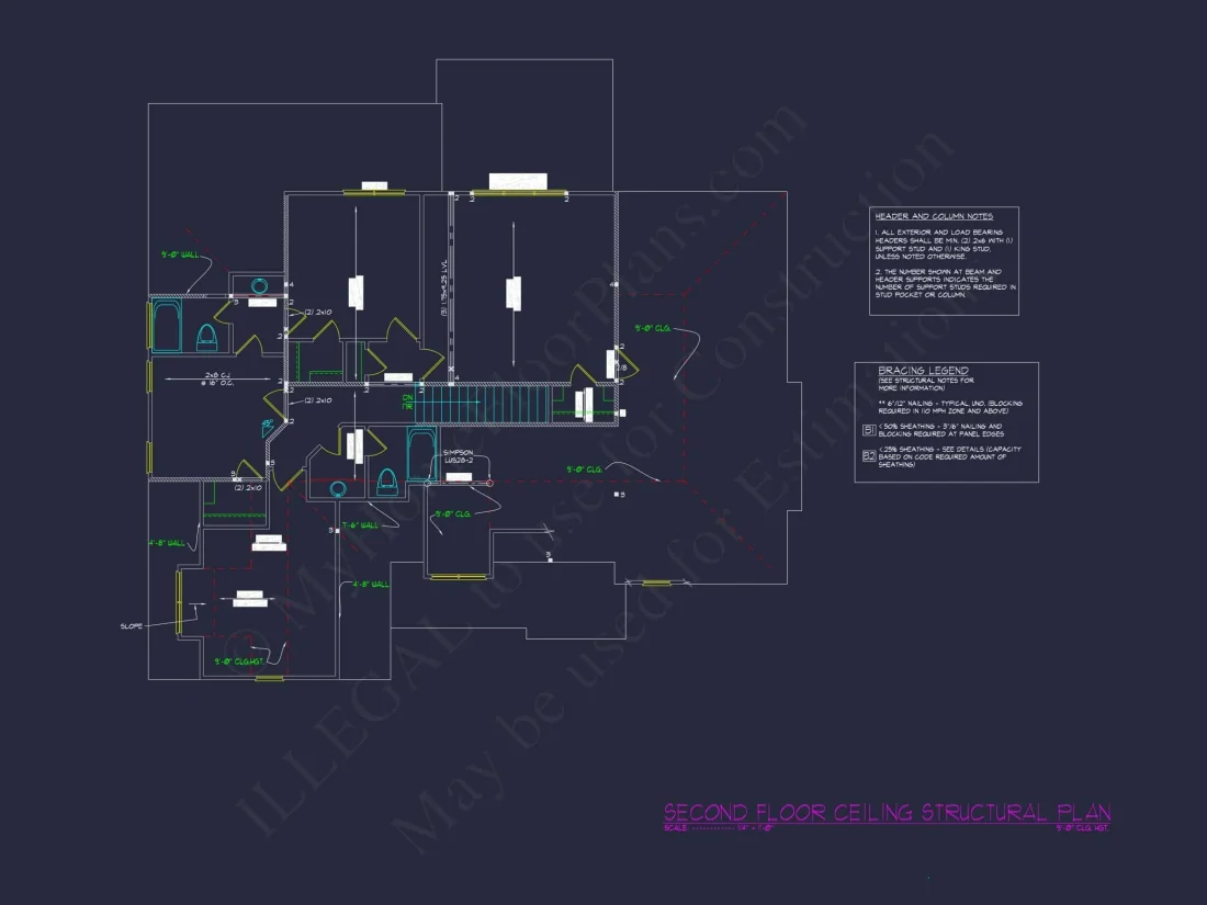 Spacious 2-Story House Plan with Elegant Craftsman Architecture