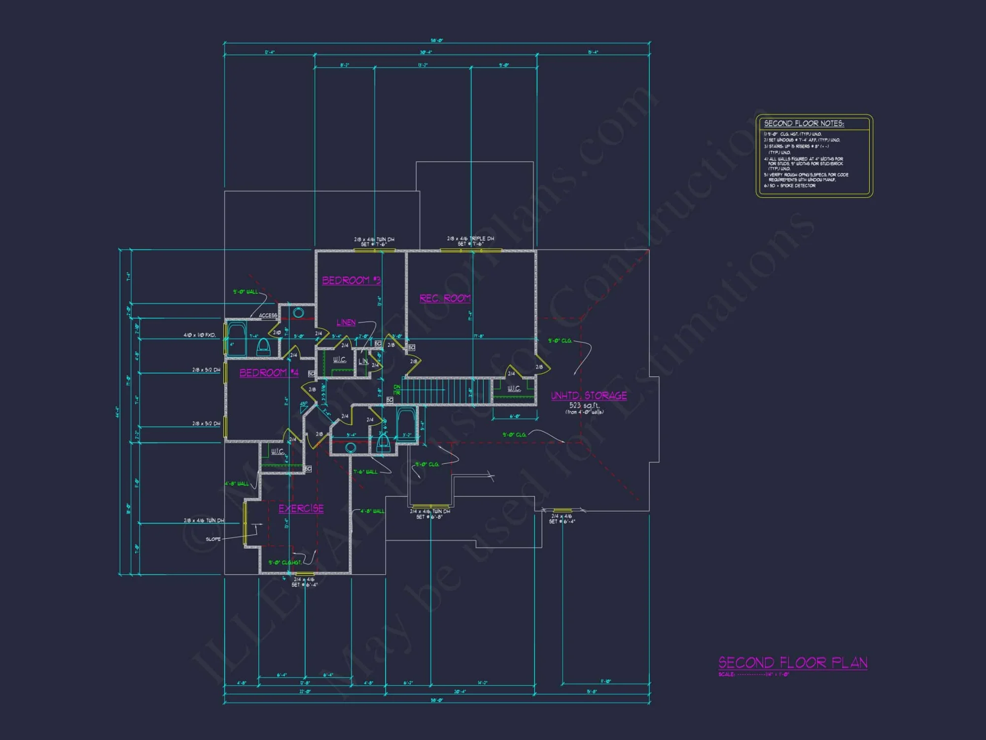 Spacious 2-Story House Plan with Elegant Craftsman Architecture
