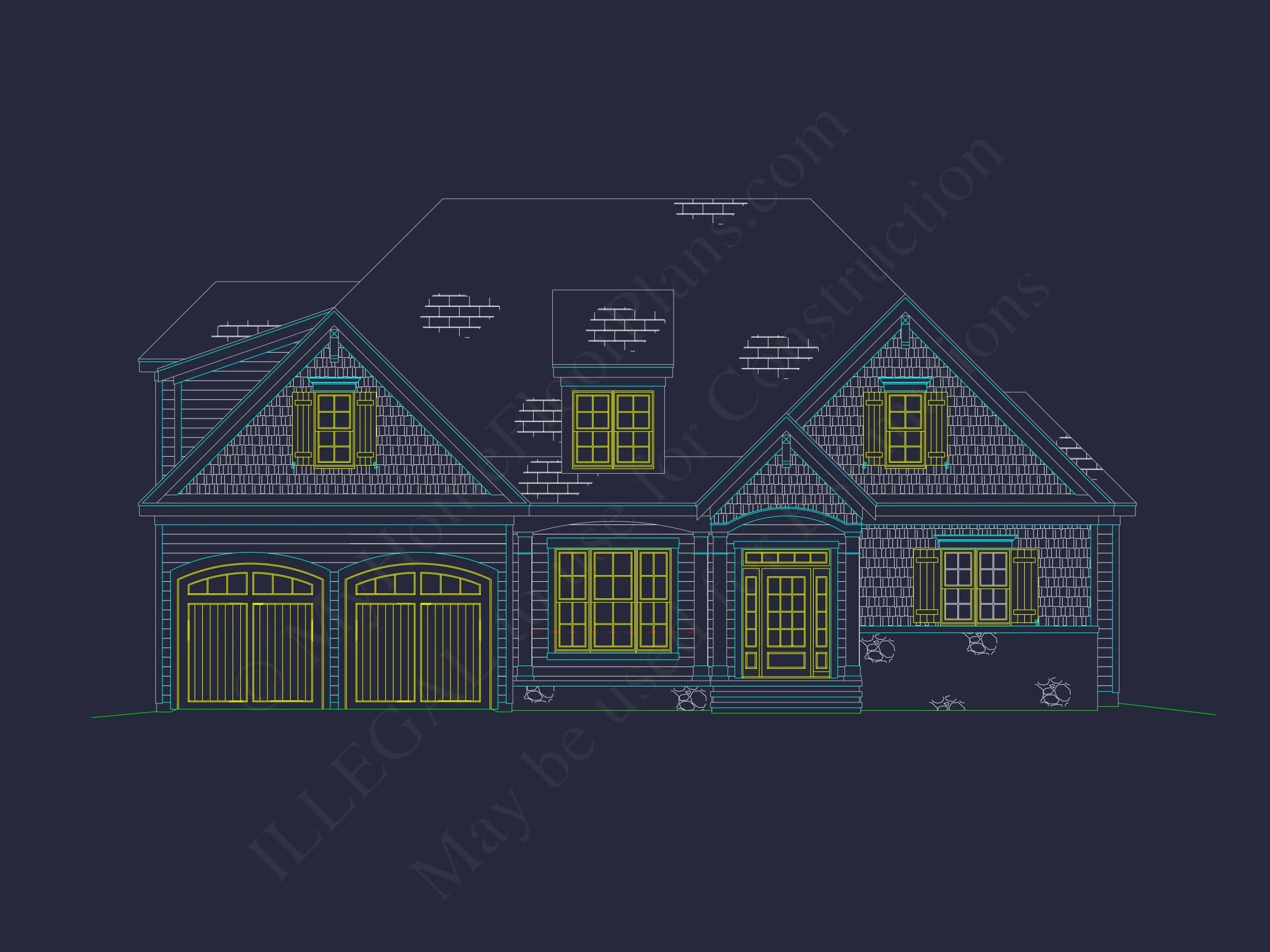 13-1214 HOUSE PLAN - Spacious House Plan with Elegant Architectural Designs 26 Spacious 2-Story House Plan with Elegant Craftsman Architecture