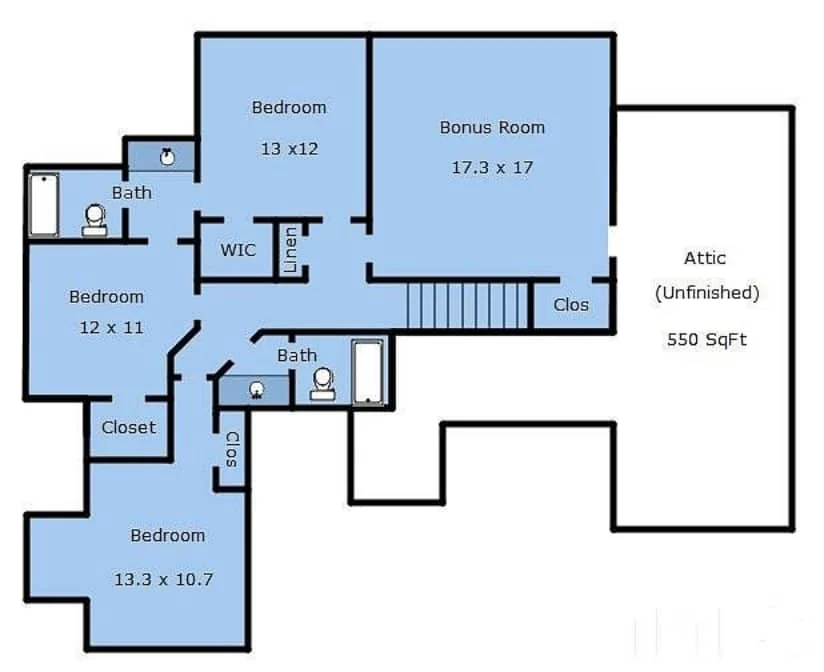 13-1214 HOUSE PLAN - Spacious House Plan with Elegant Architectural Designs 3 Spacious 2-Story House Plan with Elegant Craftsman Architecture