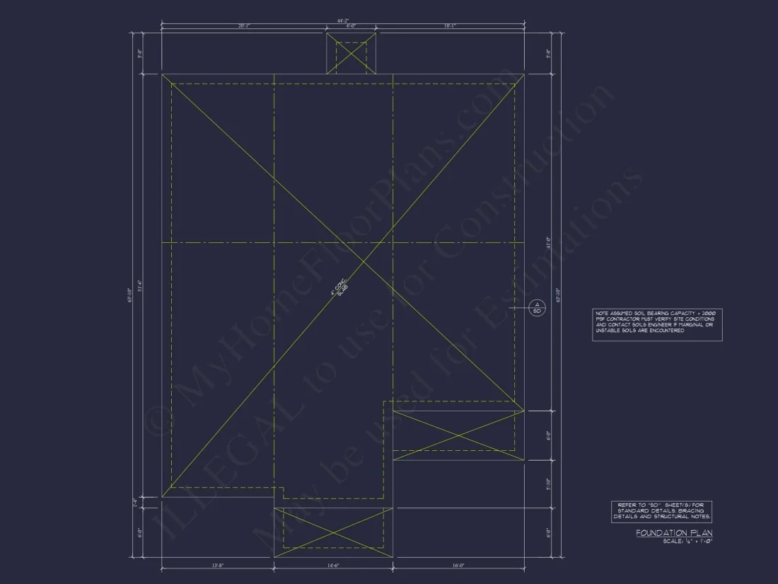 Spacious Ranch Home Plan with 3 Bedrooms and CAD Designs