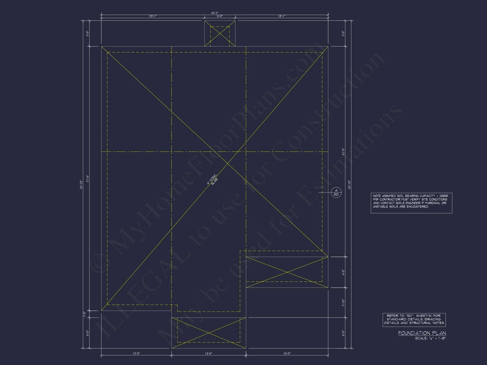 Spacious Ranch Home Plan with 3 Bedrooms and CAD Designs
