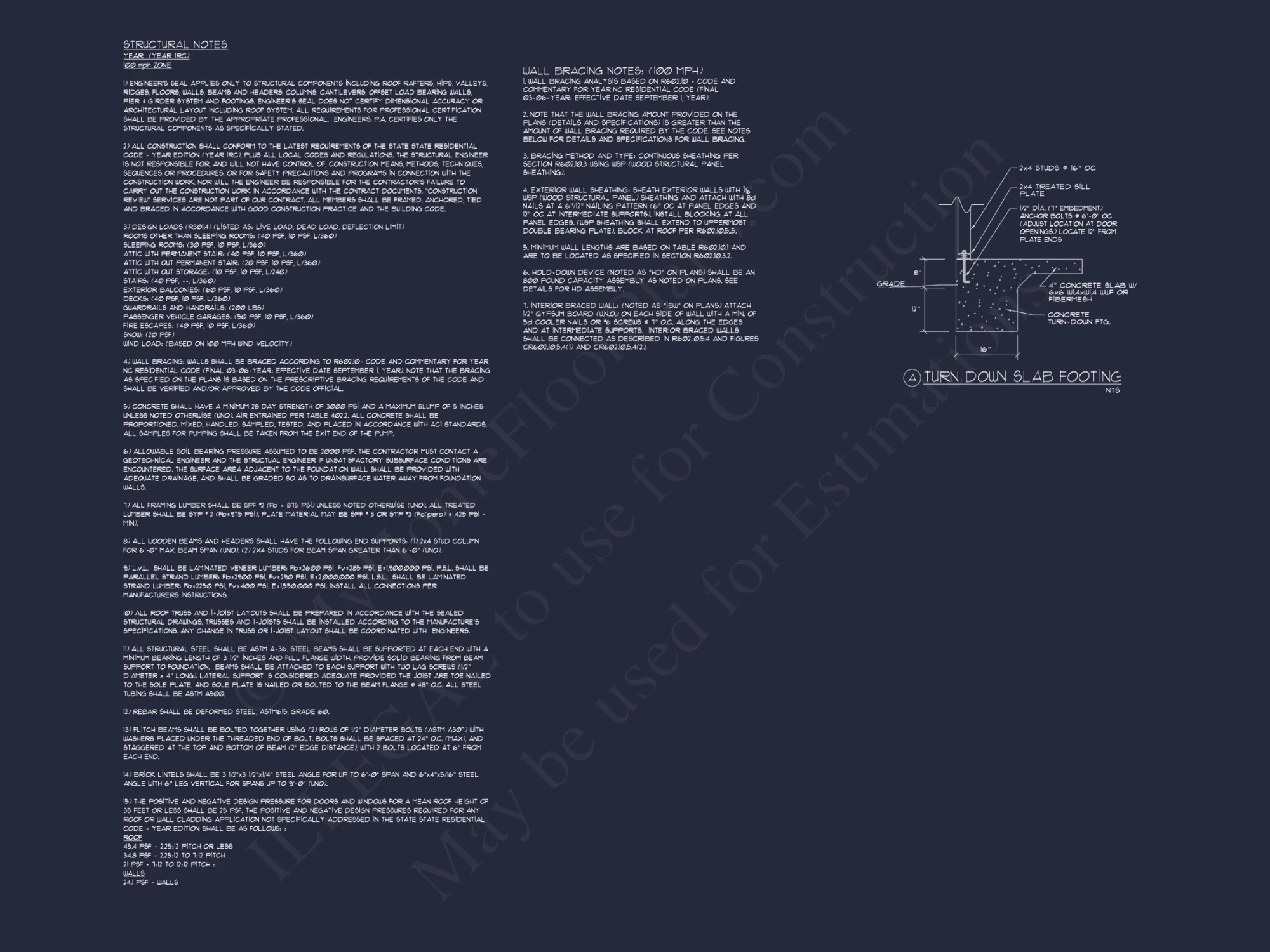 Spacious Ranch Home Plan with 3 Bedrooms and CAD Designs