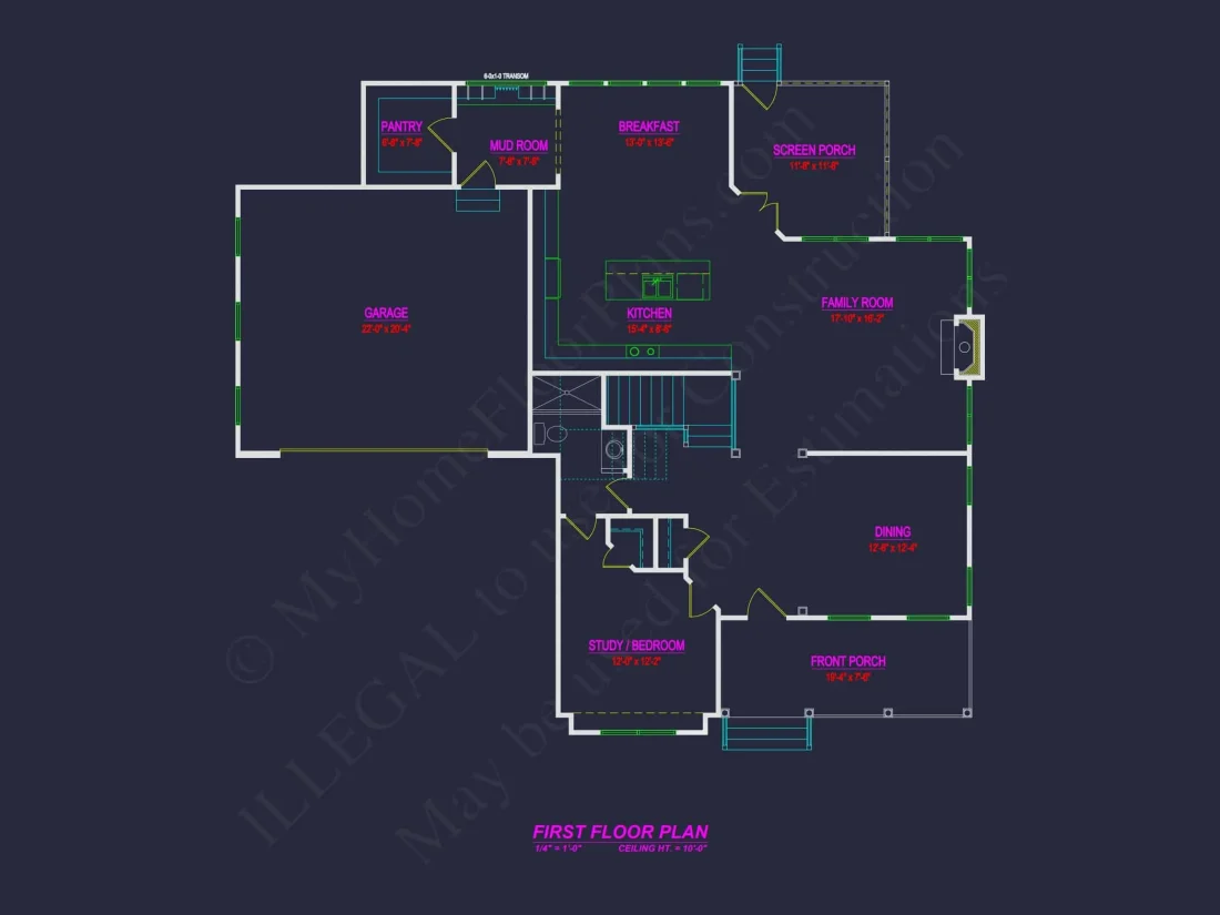 Traditional Craftsman Home Plan with 4 Bedrooms & Timeless Charm