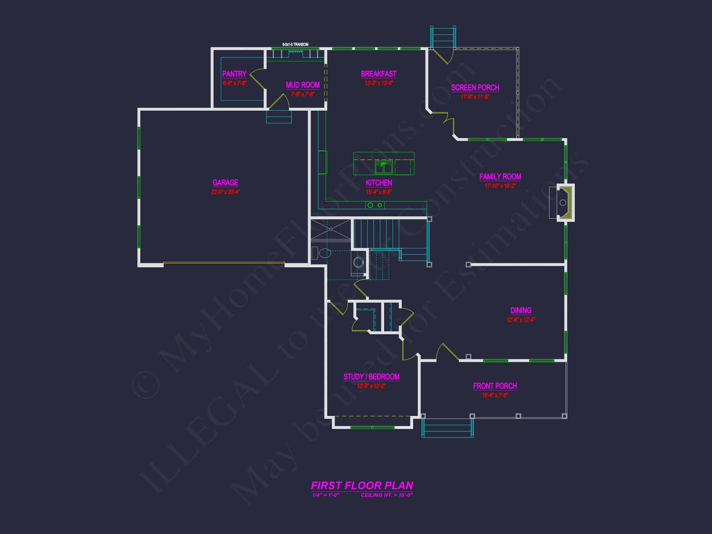 Traditional Craftsman Home Plan with 4 Bedrooms & Timeless Charm