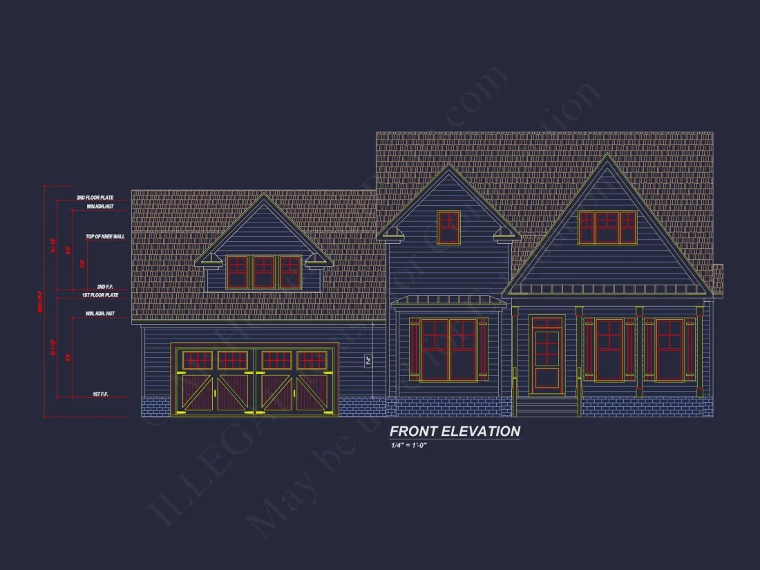 Traditional Craftsman Home Plan with 4 Bedrooms & Timeless Charm