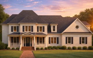 Plan  13-1876 - Wombat Contractors |  Colonial Revival - 4-Bed, 4.5-Bath, 3,416 SF