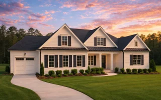 Plan  19-1629 - SecureNestHome | New  American - 5-Bed, 5-Bath, 4,103 SF