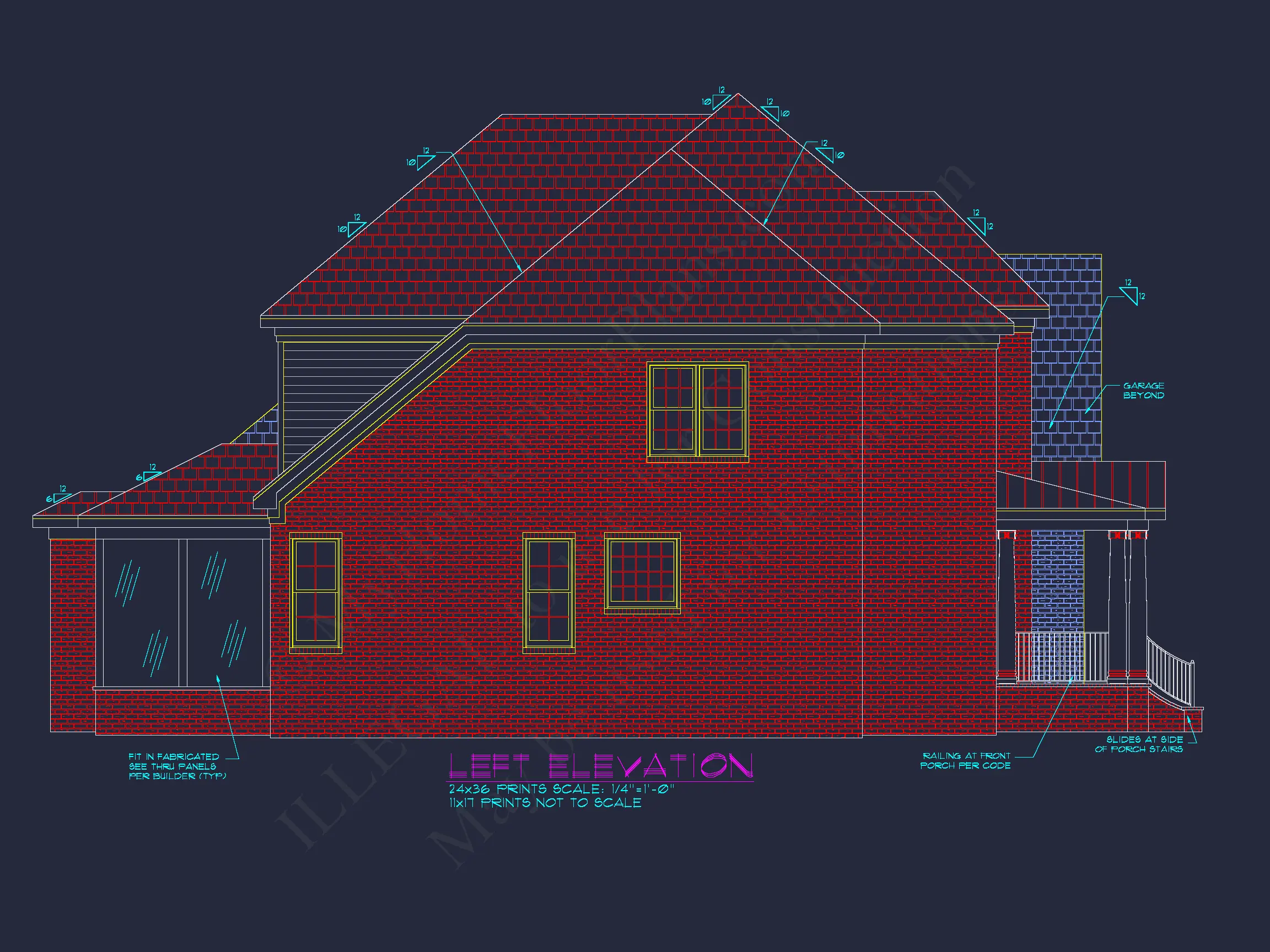 LEFT ELEVATION
