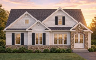 Plan  10-1659 - Manor Suites |  Traditional Cottage - 4-Bed, 2.5-Bath, 2,330 SF