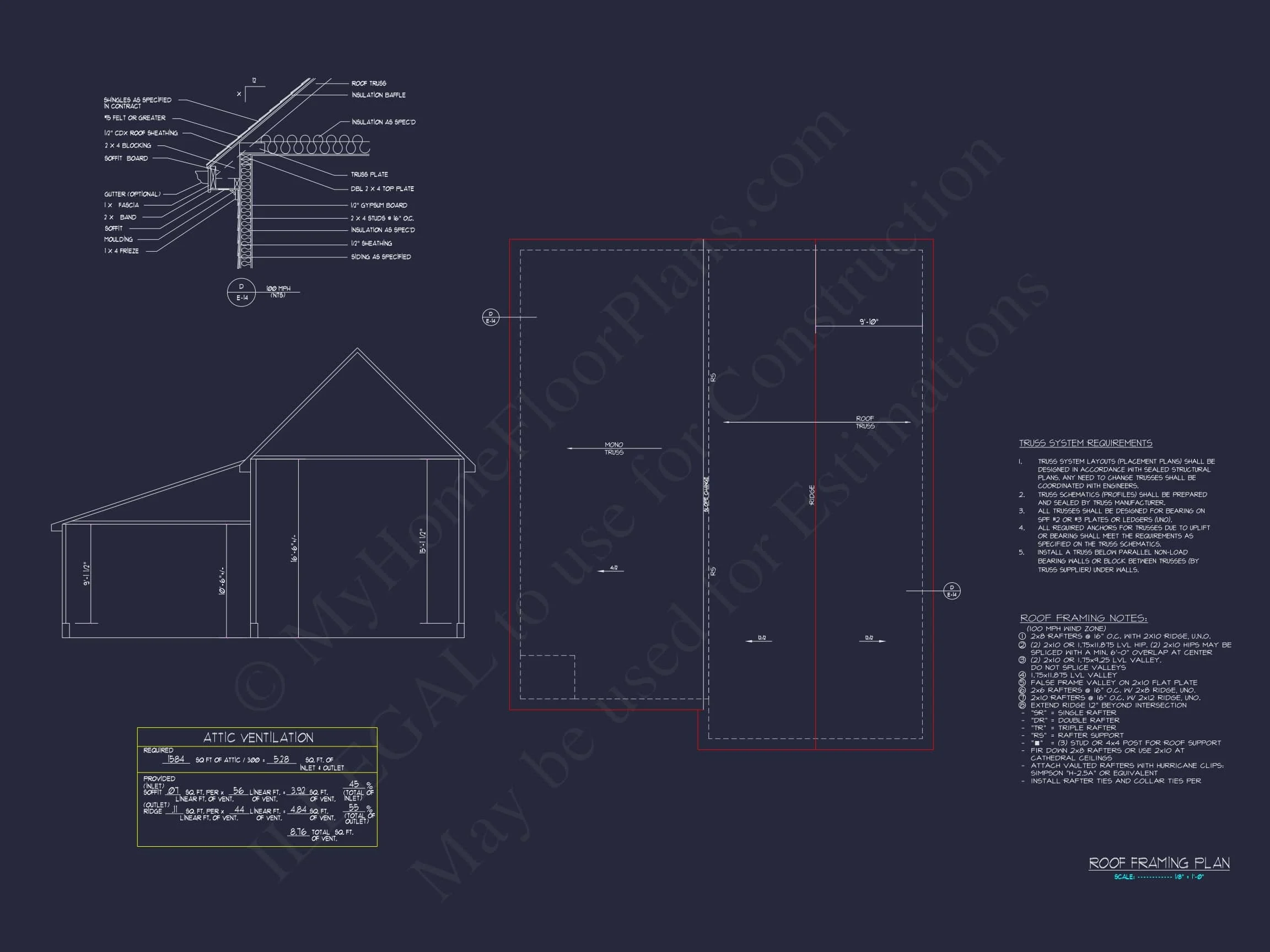 18-1468 RV GARAGE PLAN- Modern Garage and Workshop Plan with RV Bay and CAD Design 4 Modern Garage and Workshop Plan with RV Bay and CAD Design (1)