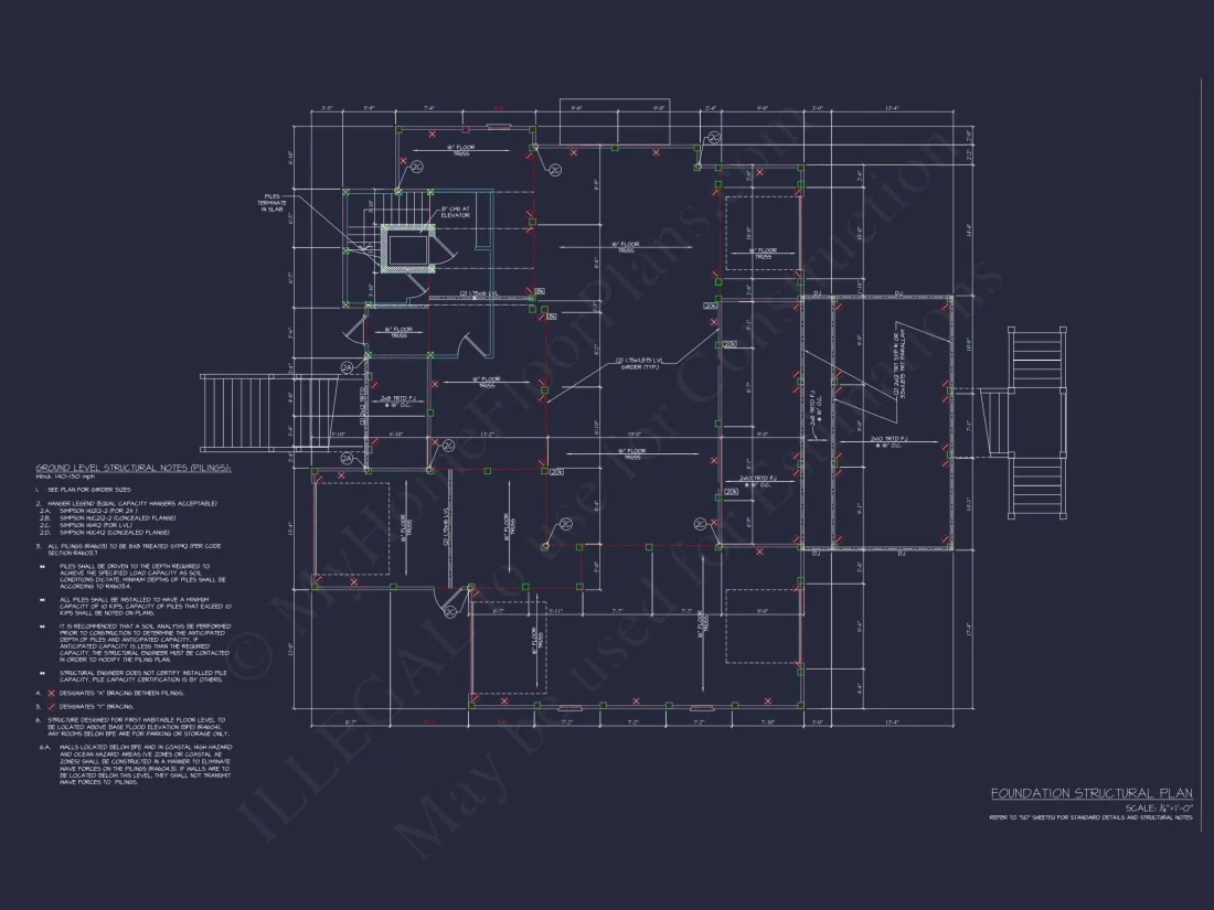 Modern Beach Home Plan with 3-Story Layout & Coastal Charm