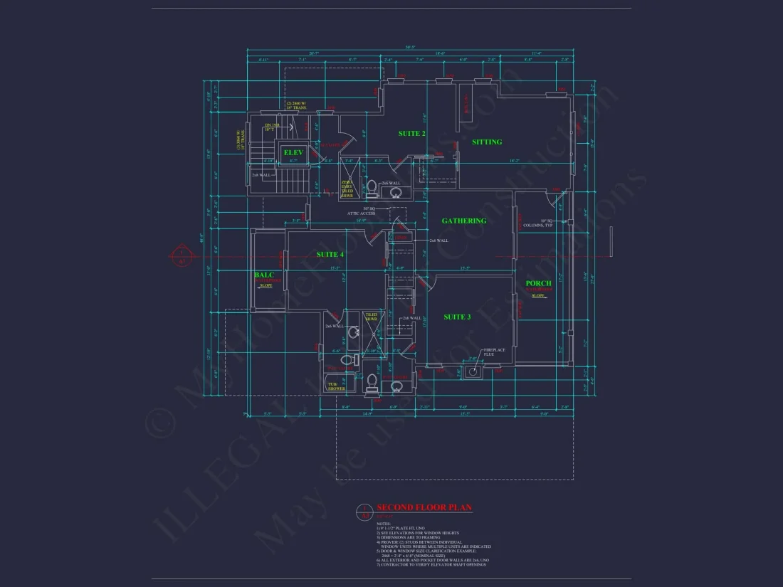 Modern Beach Home Plan with 3-Story Layout & Coastal Charm