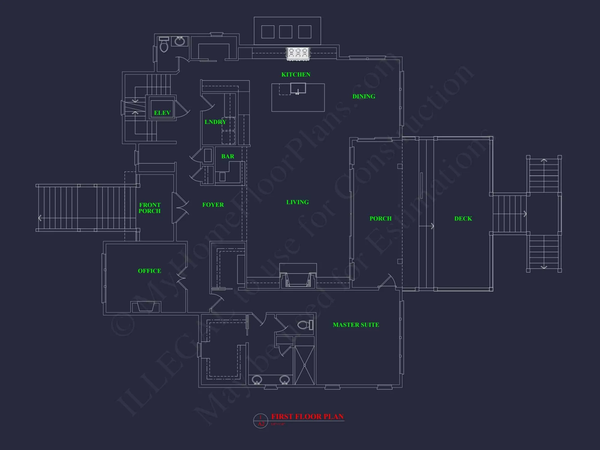 Modern Beach Home Plan with 3-Story Layout & Coastal Charm