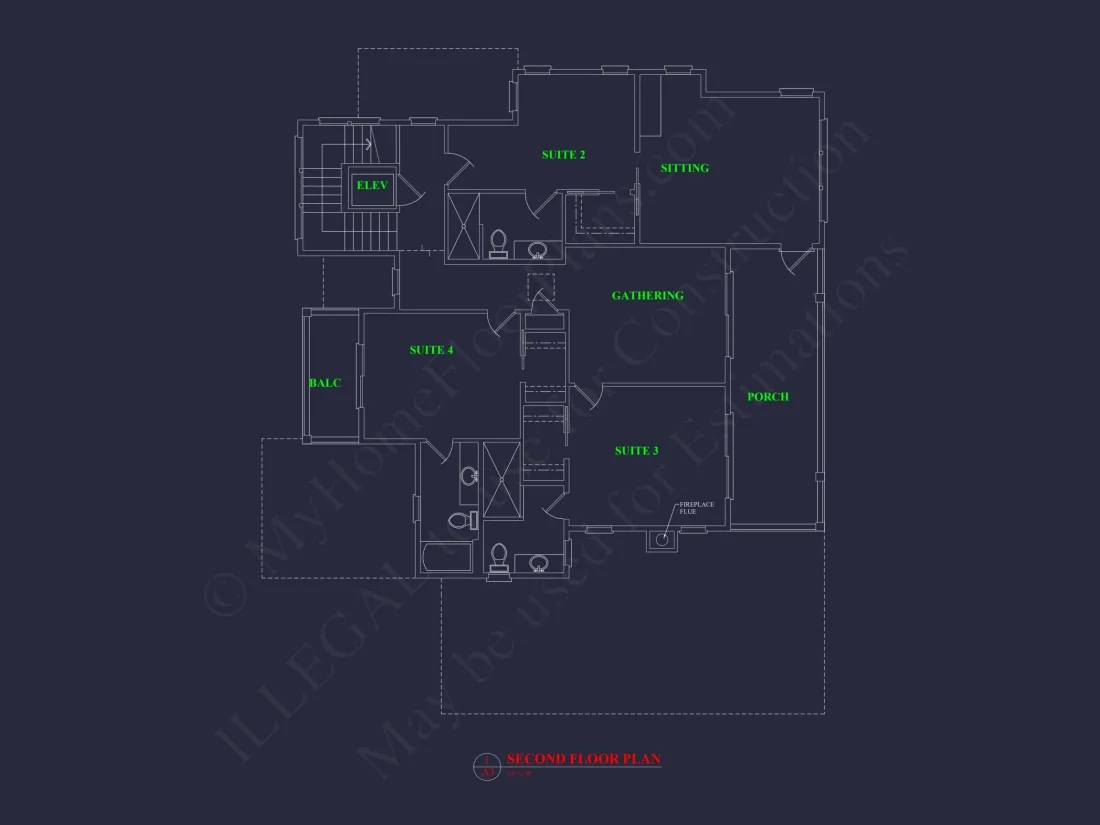 Modern Beach Home Plan with 3-Story Layout & Coastal Charm