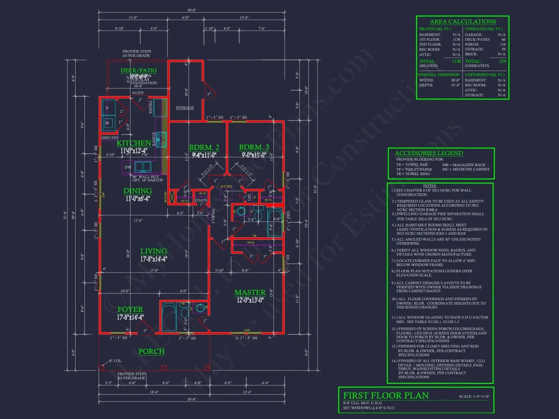 Traditional Cottage House Plan with Cozy 1-Story Layout