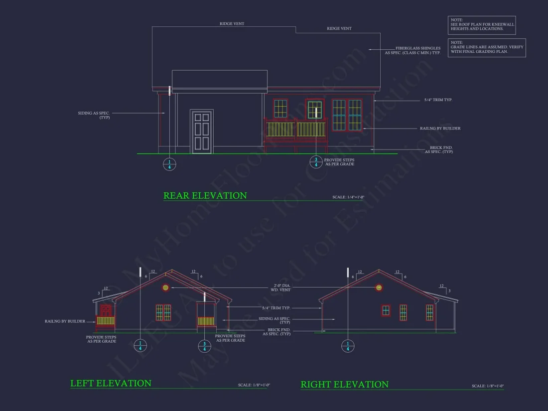 Compact 3-Bedroom House Plan with Open Floor Layout & Cozy Porch