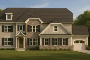 Modern 3-Story Craftsman House Plan with 5 Bedrooms and Recreation Room
